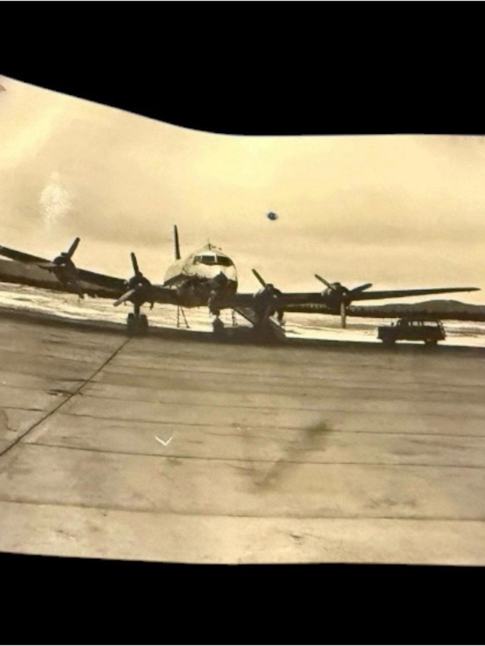Vintage ~ 1945 ~ Photo ~ Douglas C - 54 Skymaster~Four Engine Transport Aircraft